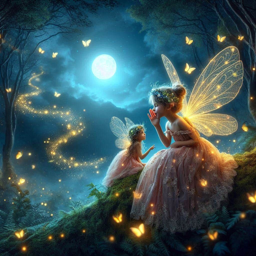 Enchanting Whispers of Nature in the Moonlight