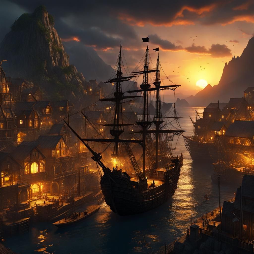 Pirate Town  by @Bart van de Haar