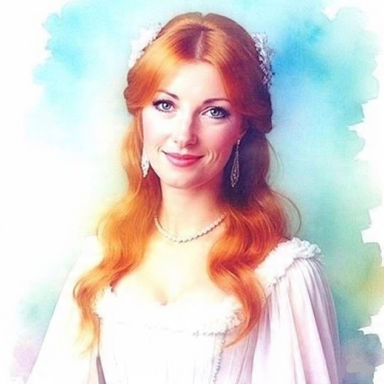 Jane Seymour Watercolor