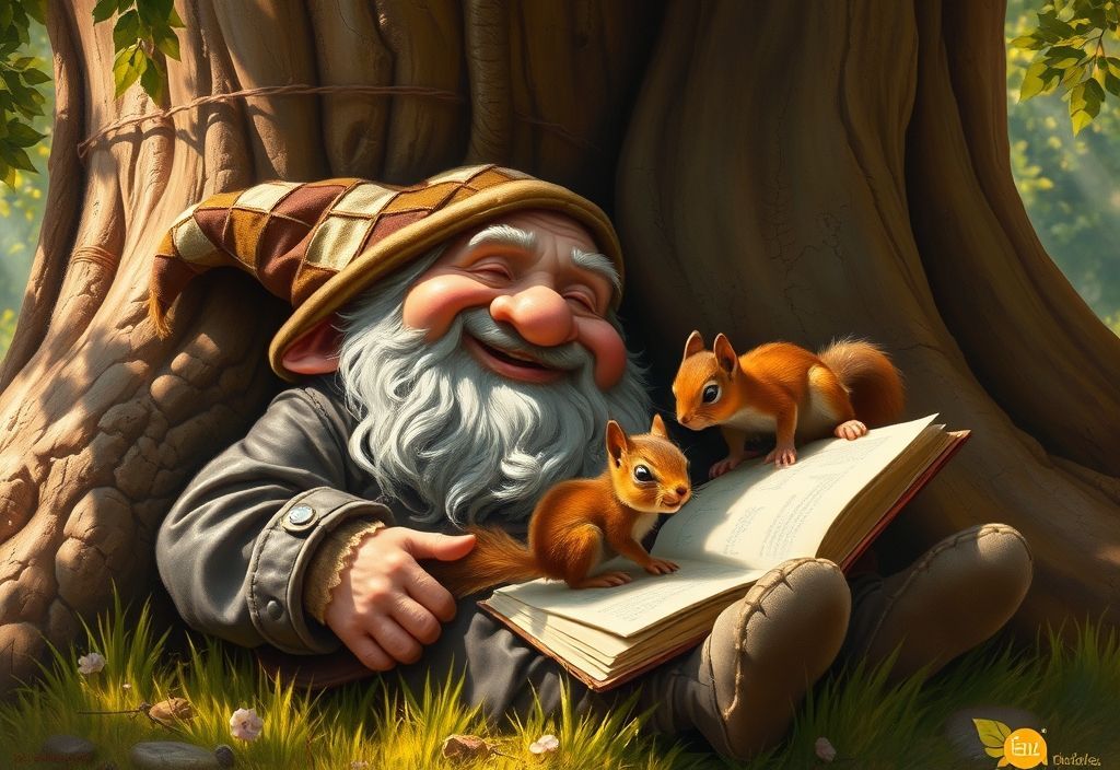 What does the old forest gnome dream of, sleeping peacefully...