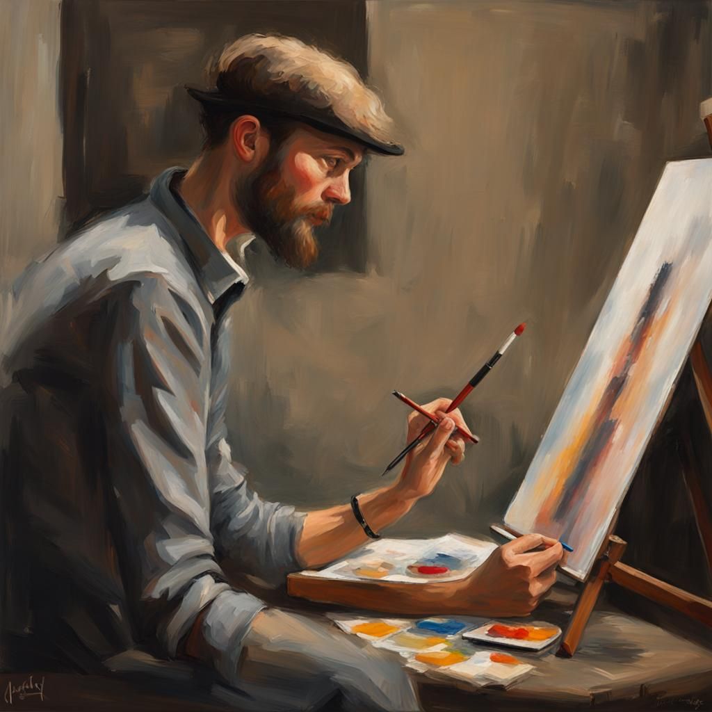 Self portrait (impression)