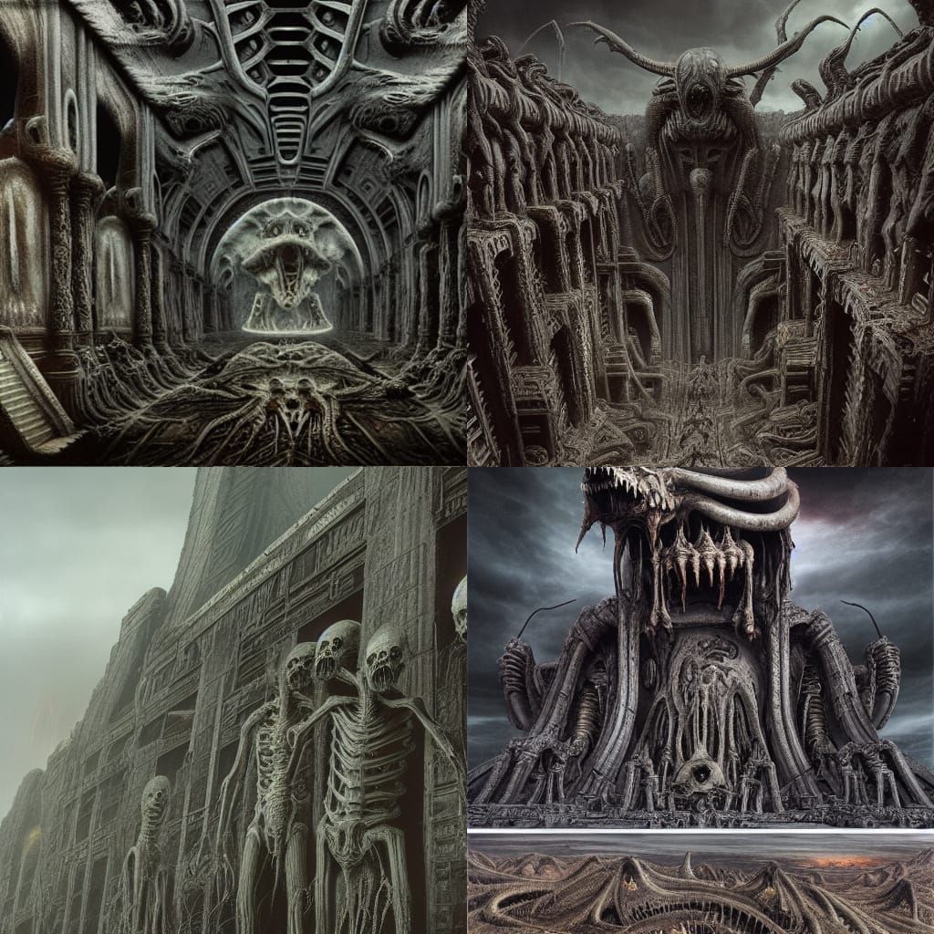 h.r.giger hellscape