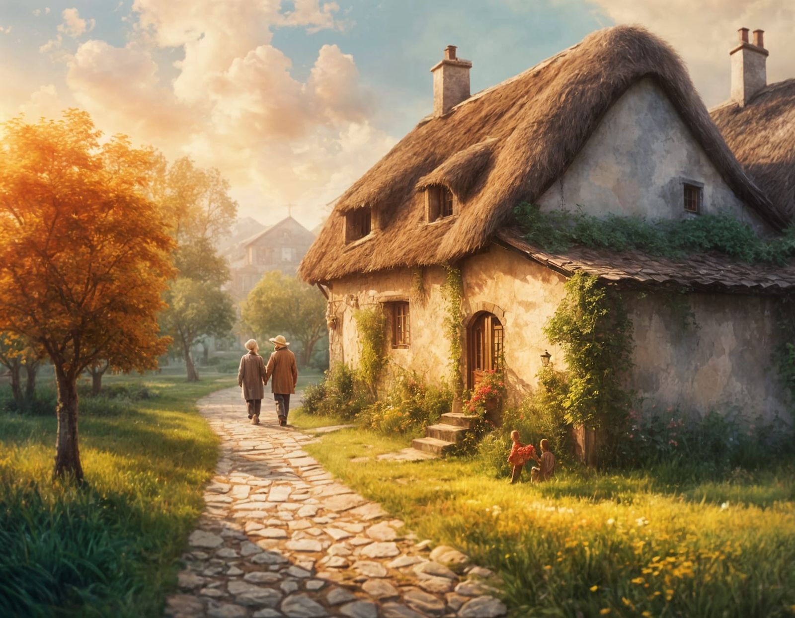 The village.  by @Pigsy