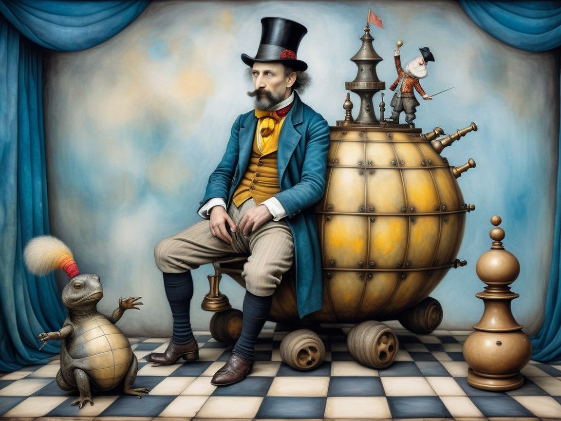 selling beer to chess figures