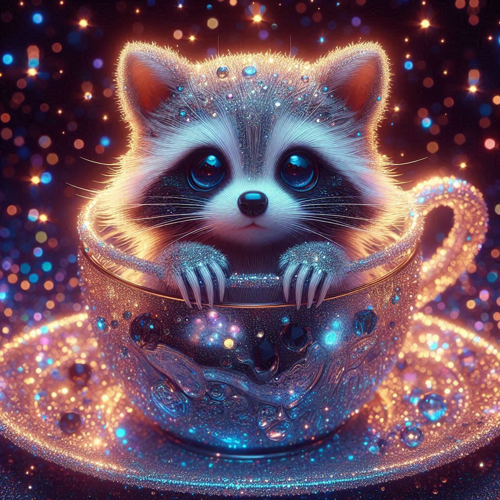 Raccoon for Tea!!