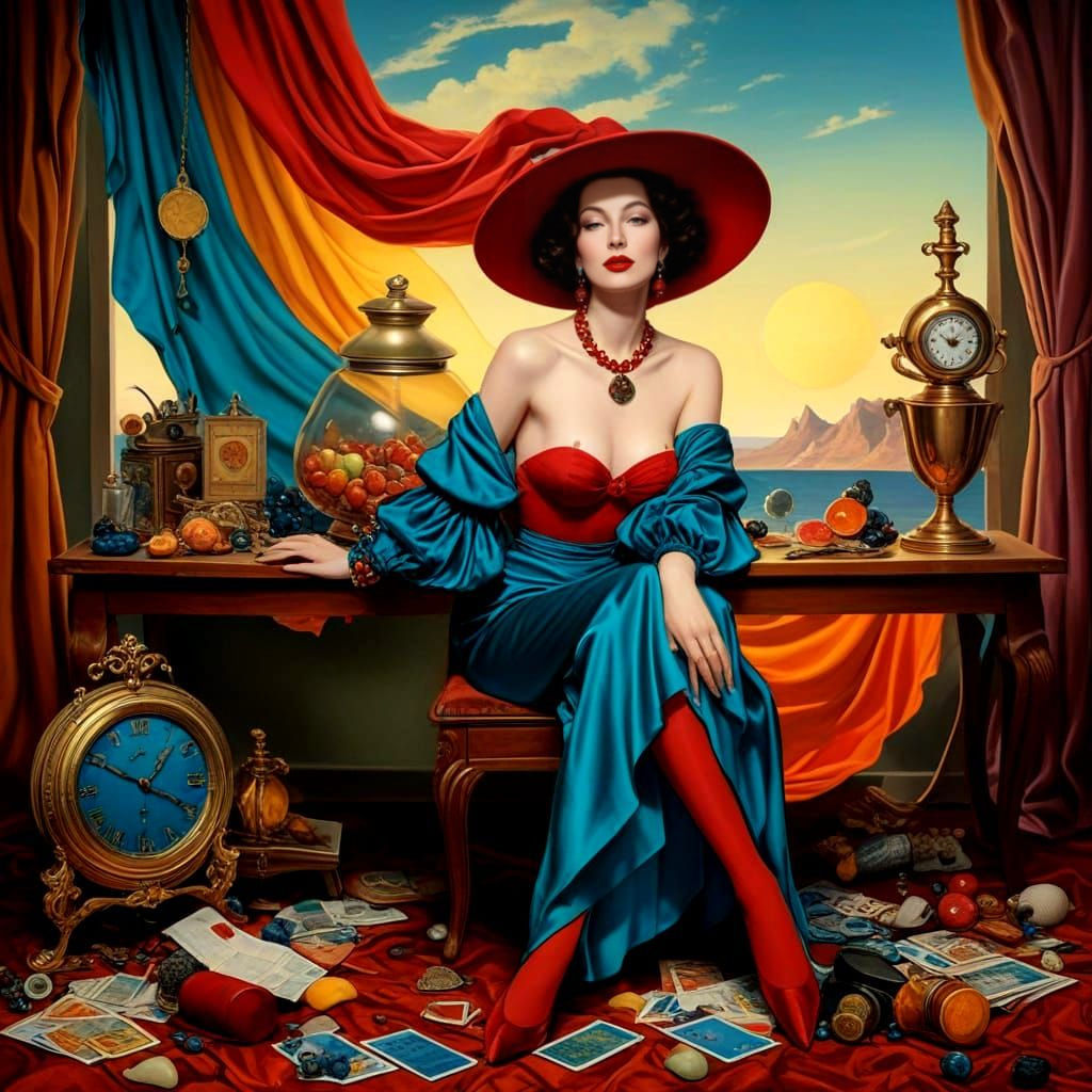 Surrealistic Fantasy in Vibrant Colors