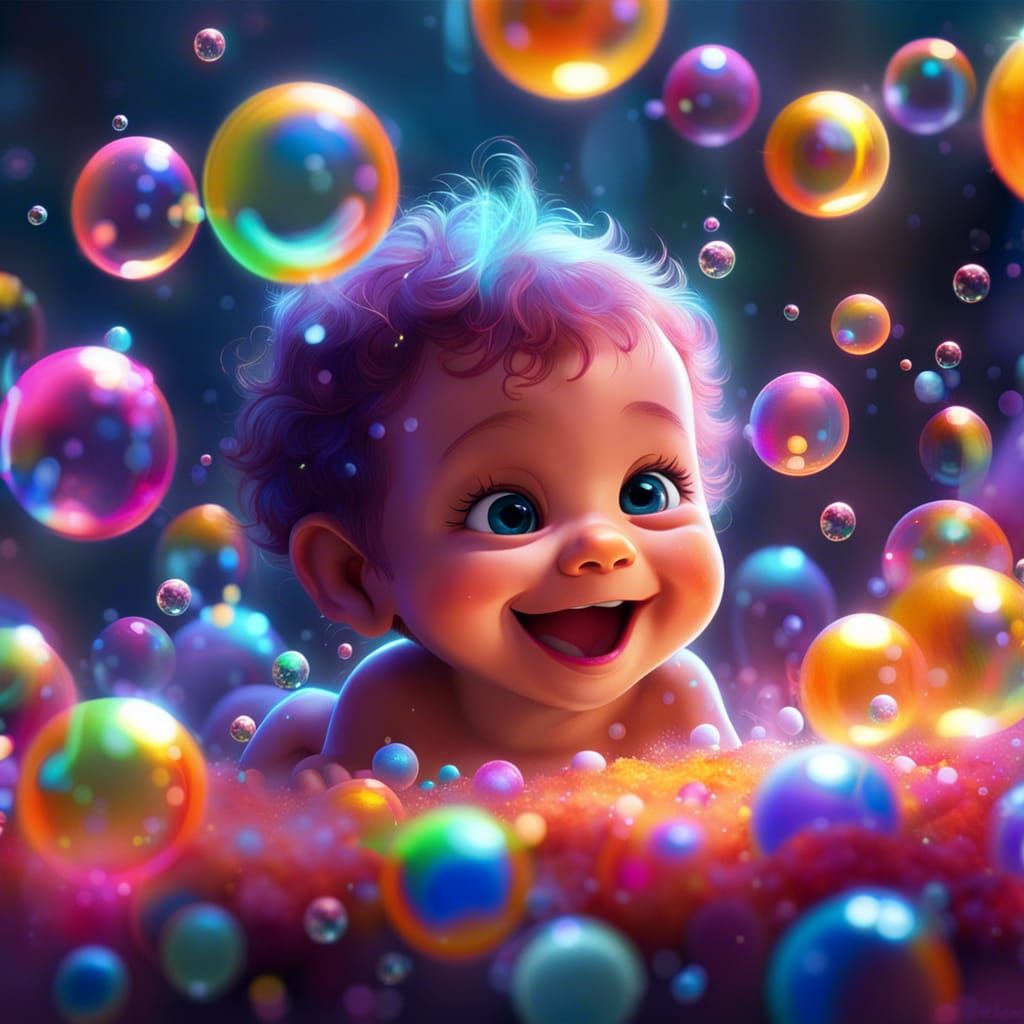 Bubbles! Bubbles! Bubbles!  by @Maven