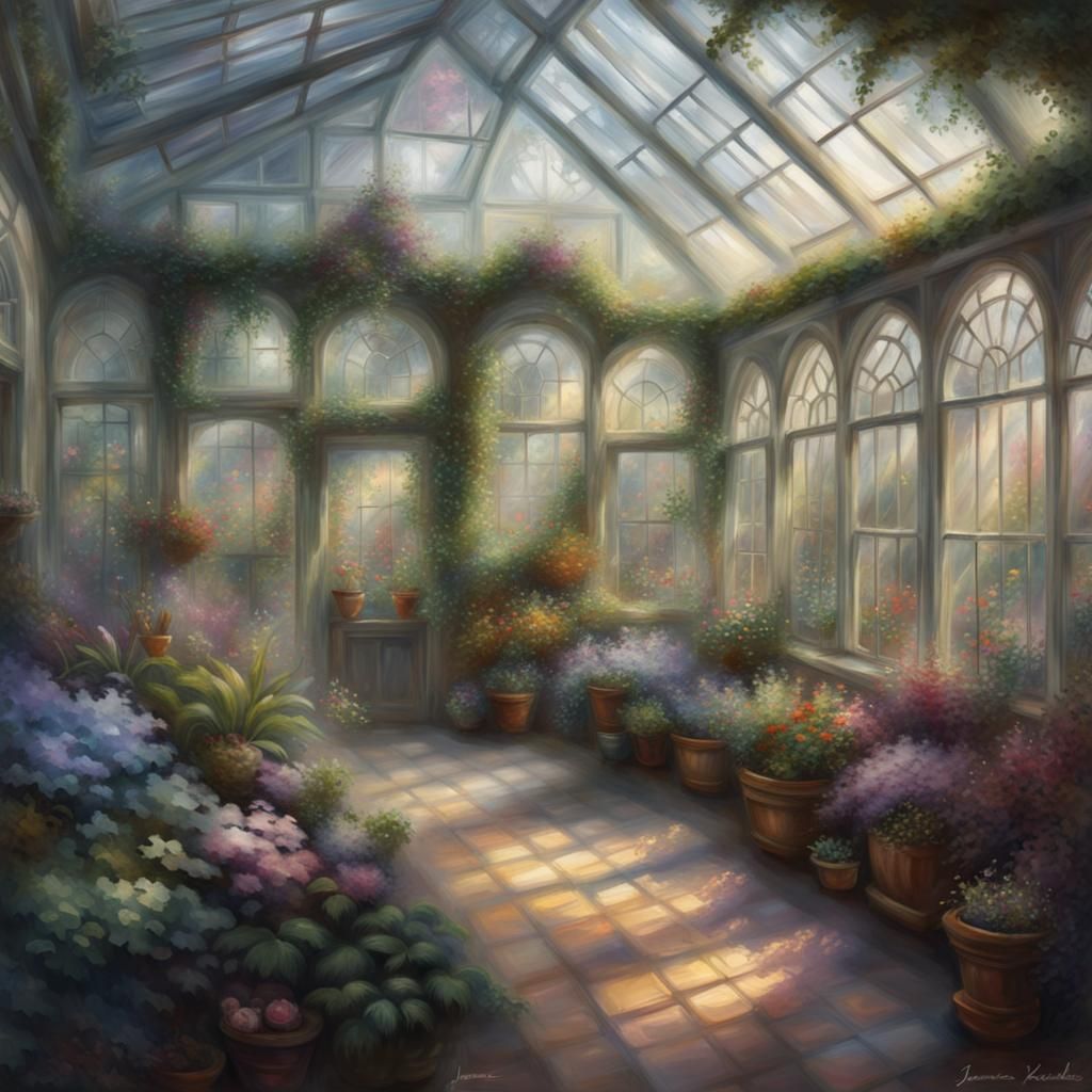 Greenhouse - AI Generated Artwork - NightCafe Creator