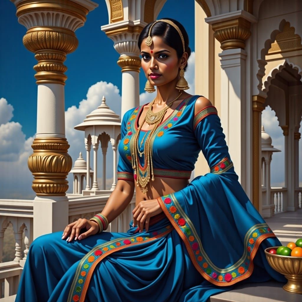 <lora:IndianWomanFx:1.0>