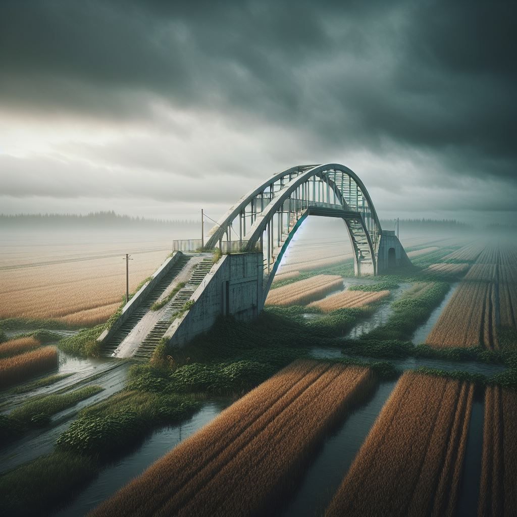 unnecessary work log: small abandoned bridge in the middle o...