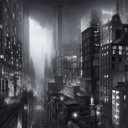 Noir Cityscape