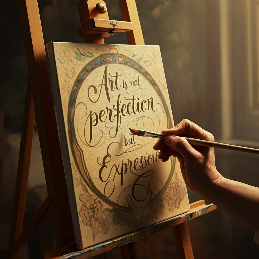 Art is not perfection but expression  by @Undertaker_Stee