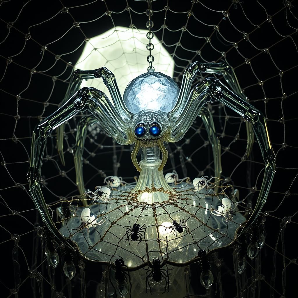 Glass Spider  by @raspfan