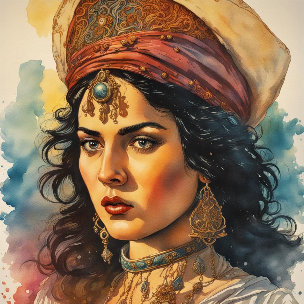 persian princess AI Generated Artwork NightCafe Creator