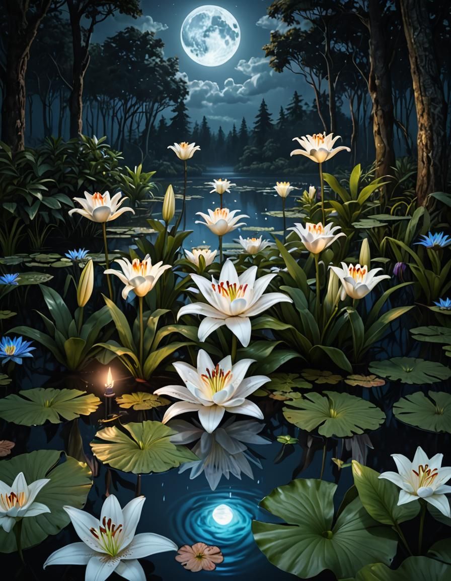 Night Pond 🪷