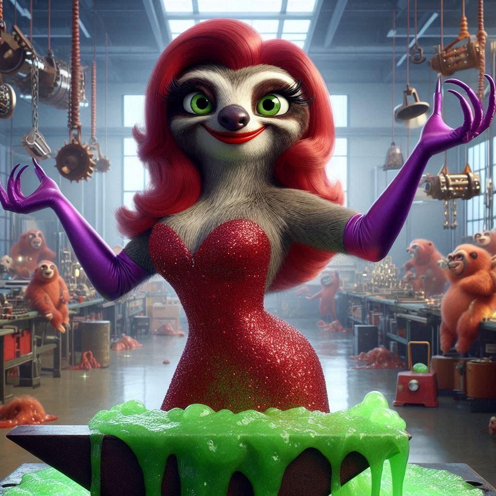 Slothica Rabbit, “Who Framed Roger Rabbit”