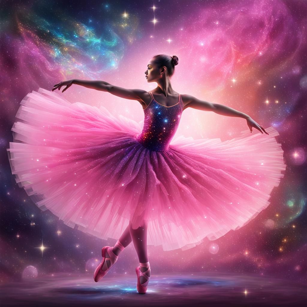 Ballerina In Tulle Tutu