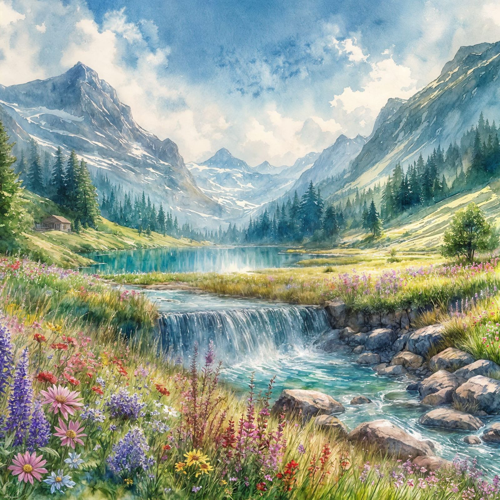 Meadow on a sunny day