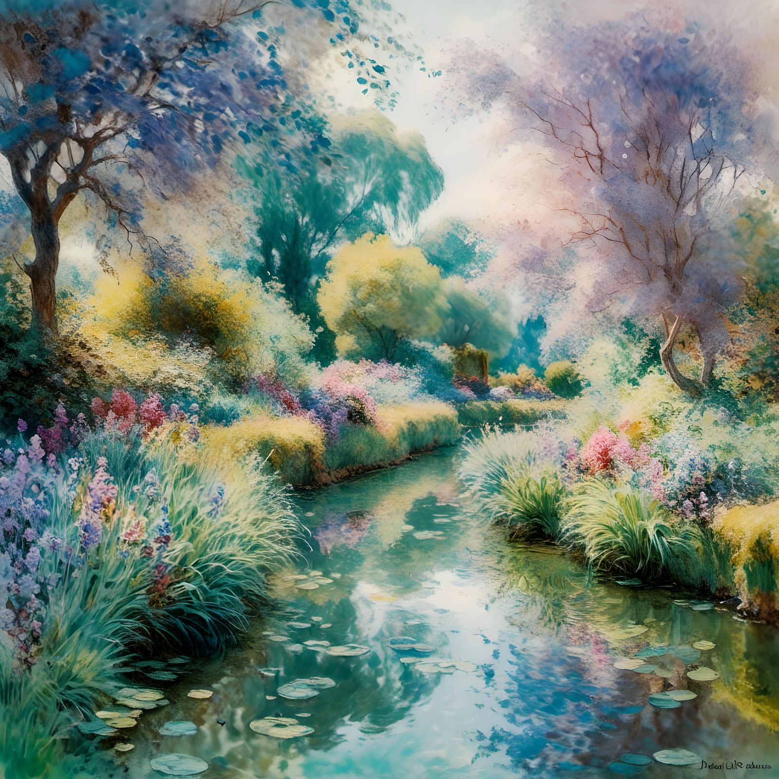 Paysage de printemps