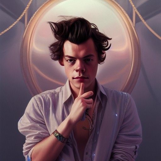 Harry Styles - AI Generated Artwork - NightCafe Creator