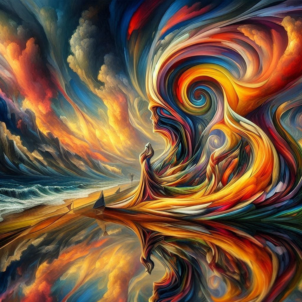 behind the reflection