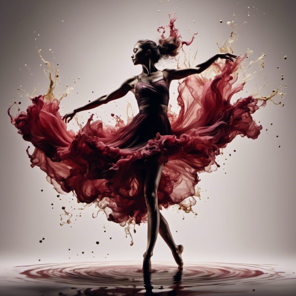 Water-Ink Silhouette