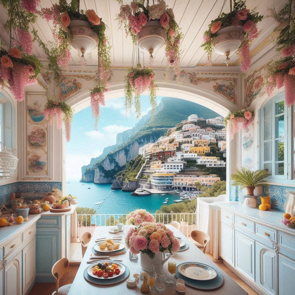 A dreamy kitchen in Capri