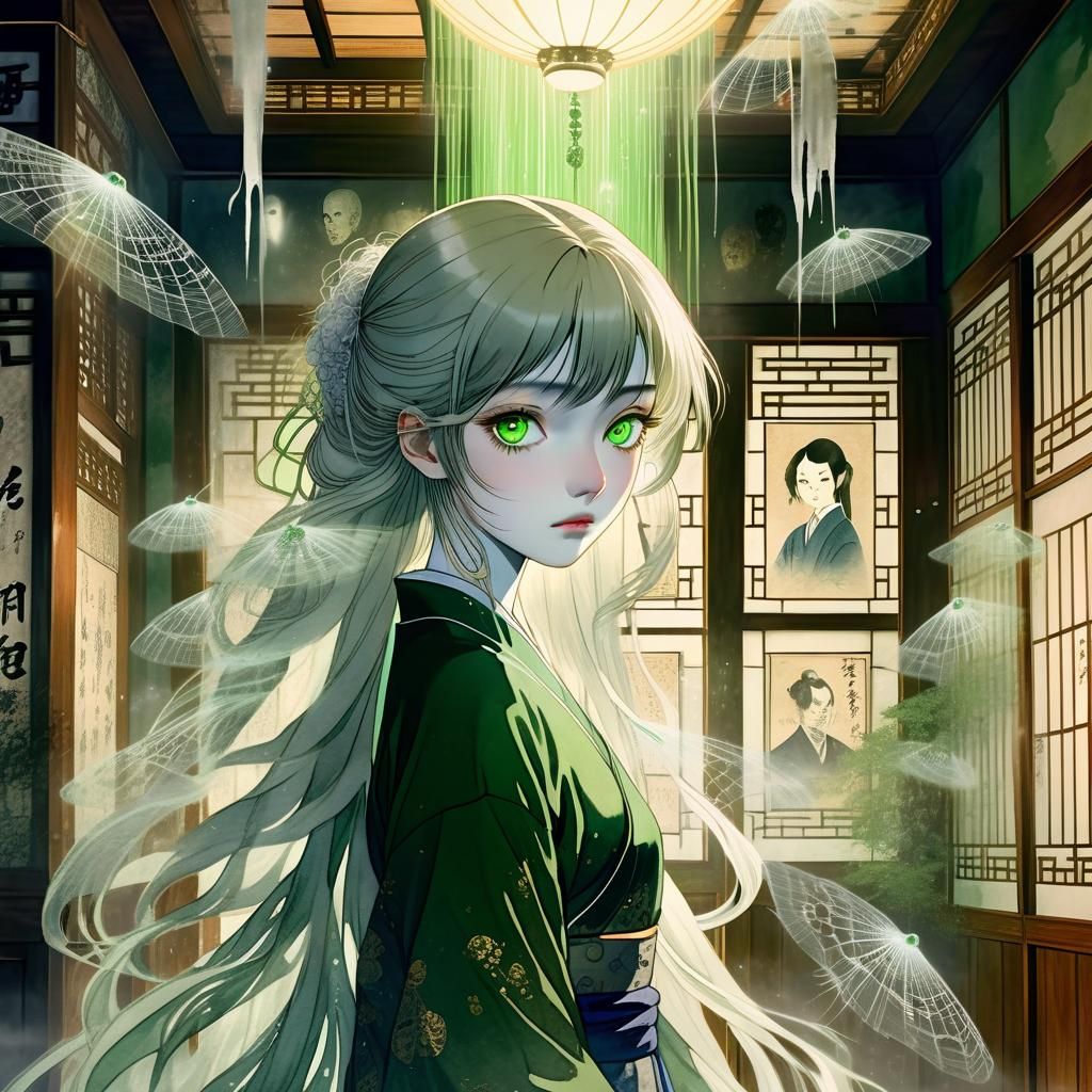Lady of the haunted house