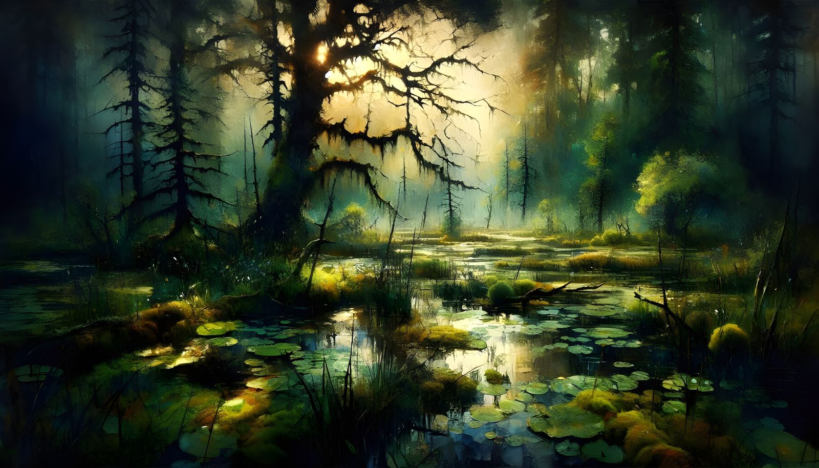 Swamp Dall•E 3