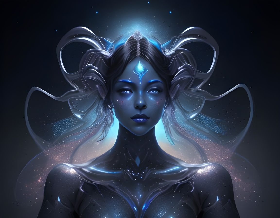 Goddess of the night - AI Generated Artwork - NightCafe Creator