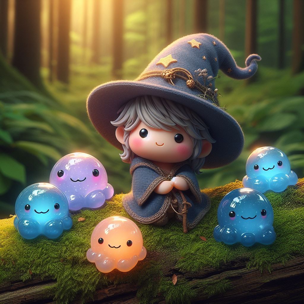 Wizard and Slimes