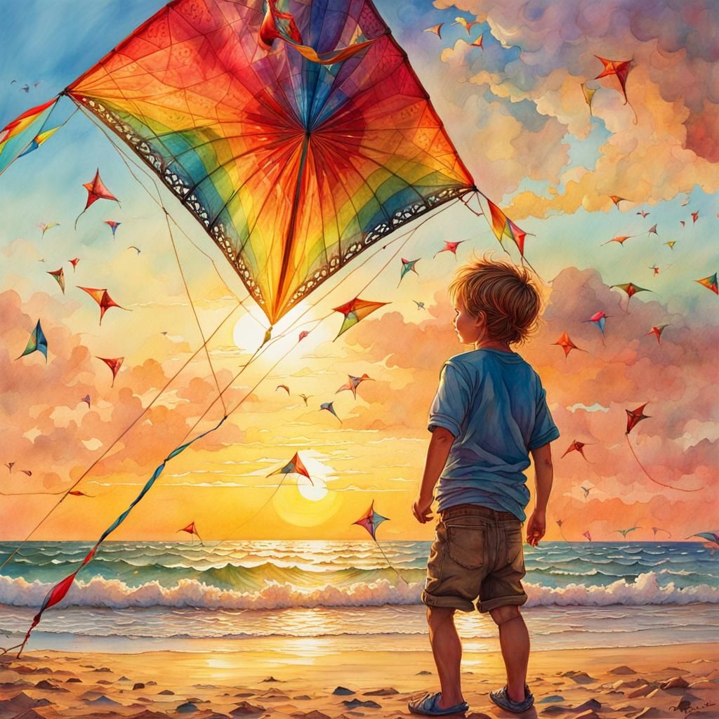 Kites Flying  by @Nixick