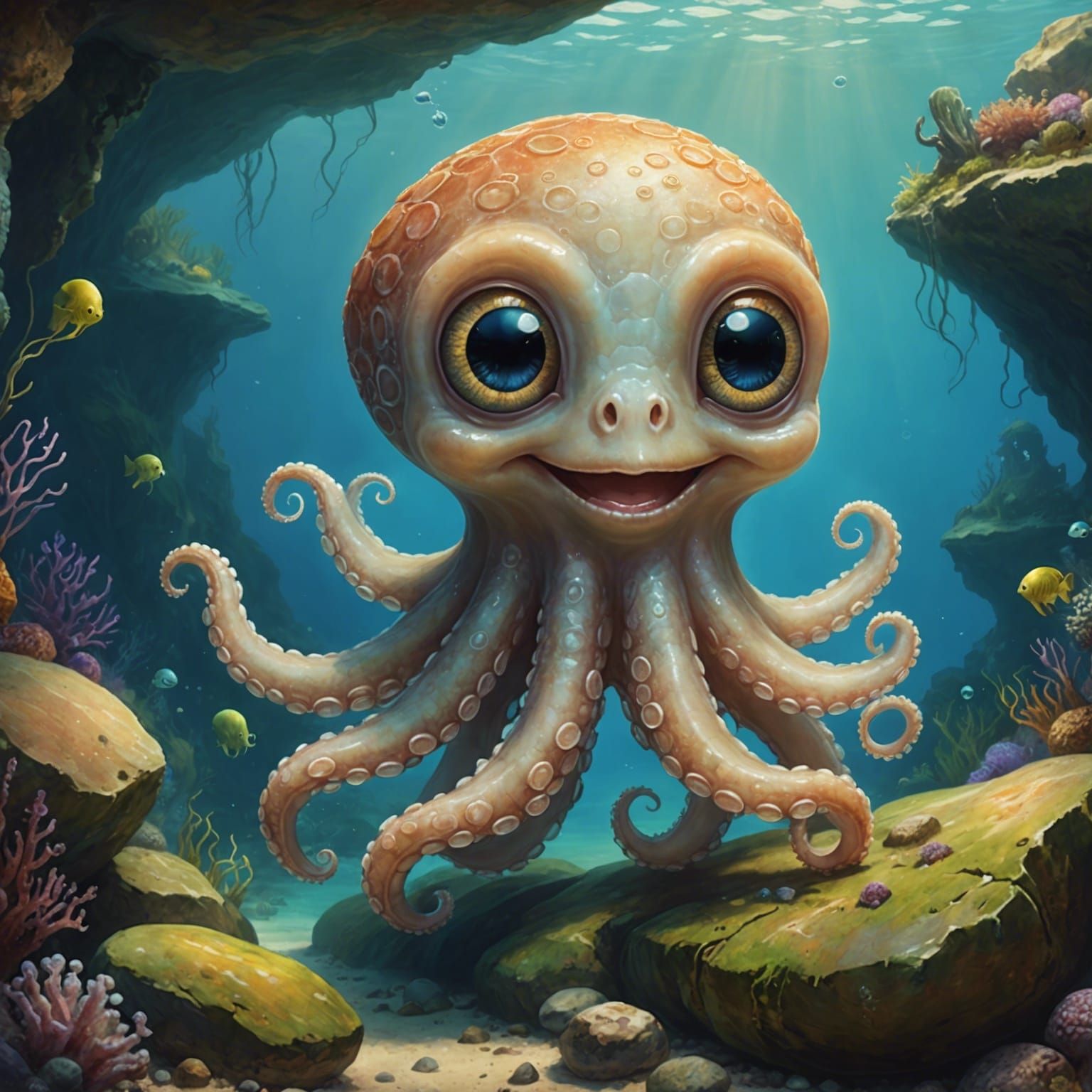 A baby octopus