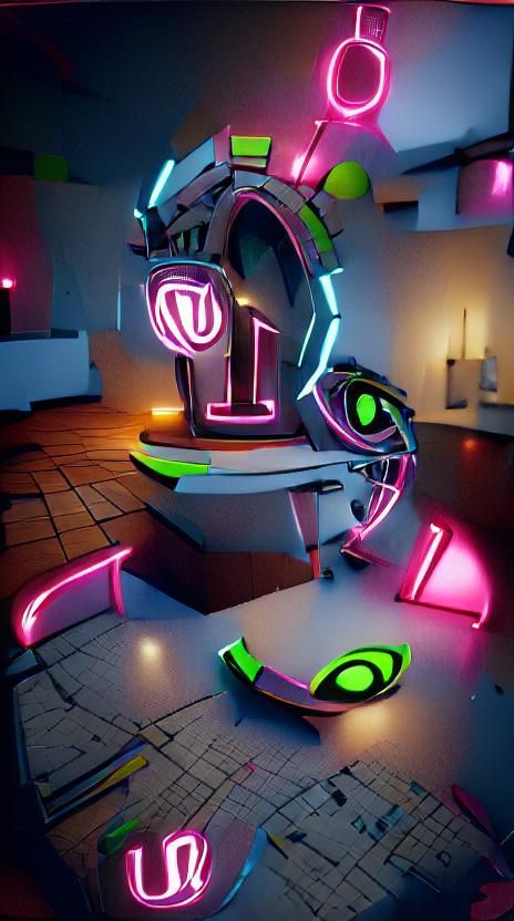 Unreal engine neon model