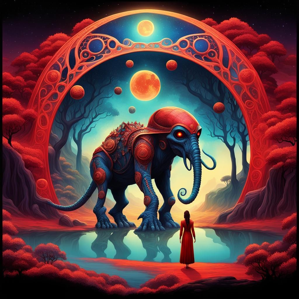 A wonderful encounter, for both  by @Crystalline