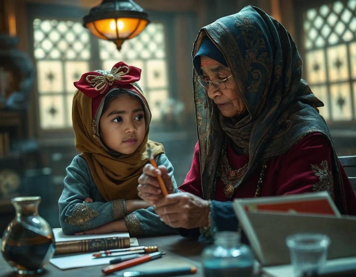 Grandma's knowing life in all it's facets  by @Kuiken