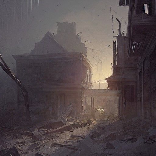 abandoned old western town