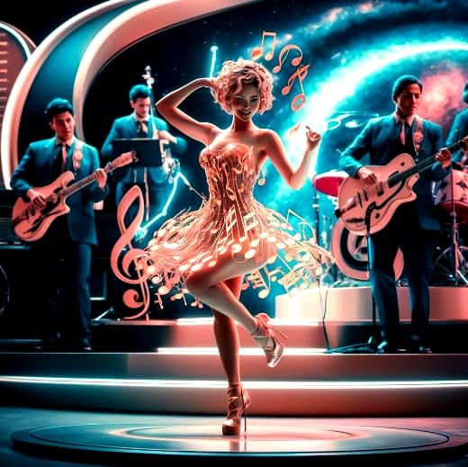 I can feel the Musical Beats of the Song