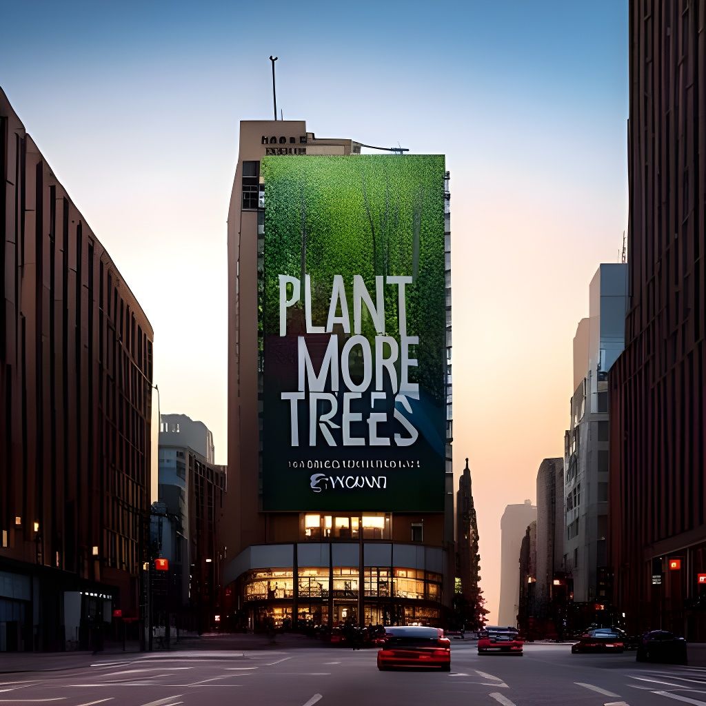 Plant more trees  by @Caroline