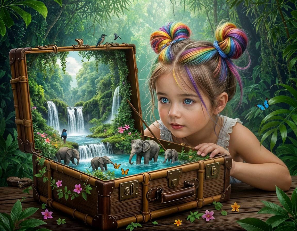 Havannah: Young Guardian of the Natural World  by @Fiona Etkin 1974 