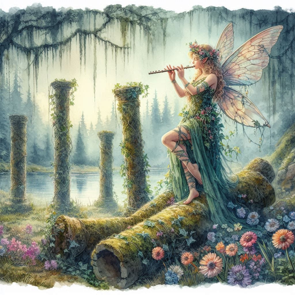 Fantasy ancient forest