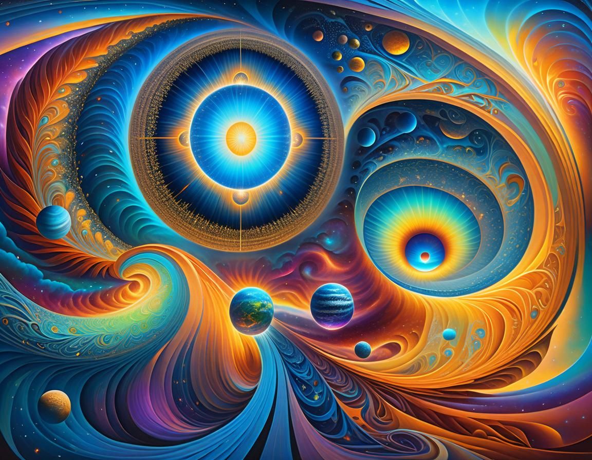A Psychedelic Journey #5 - AI Generated Artwork - NightCafe Creator
