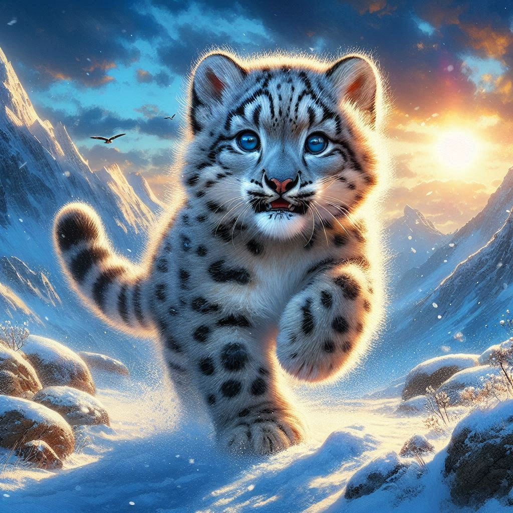 Snow Cub  by @D Rivers