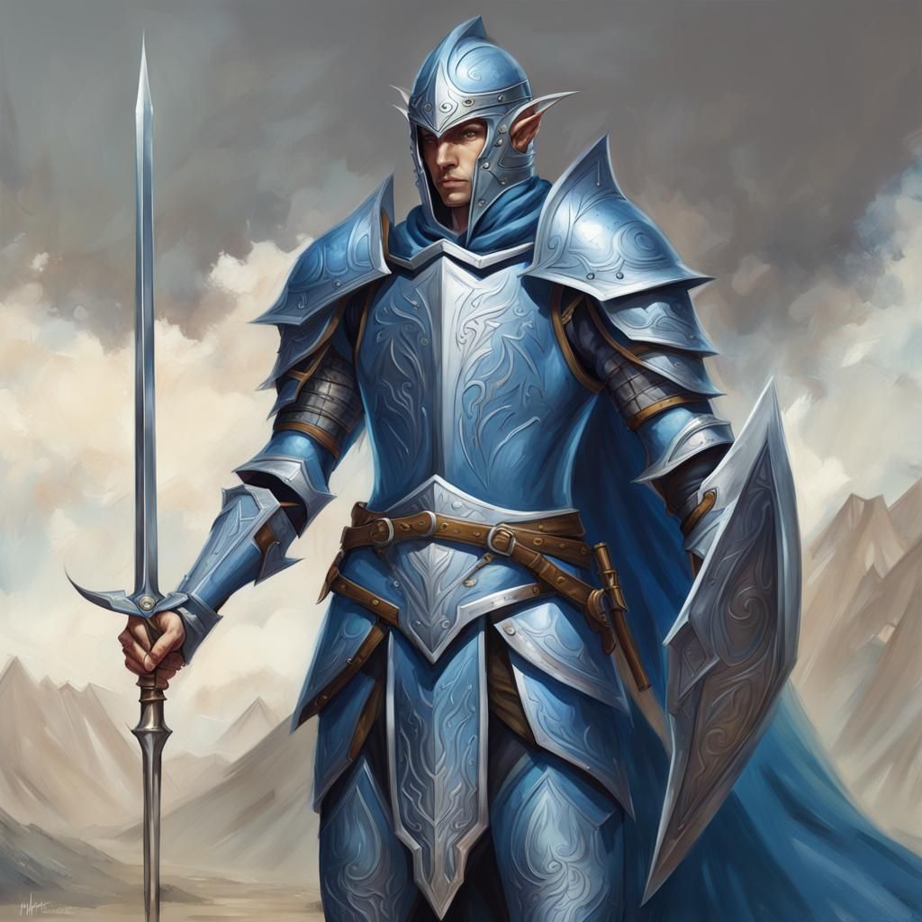 Fantasy Concept Art. High definition. Realistic Painting. Entire body