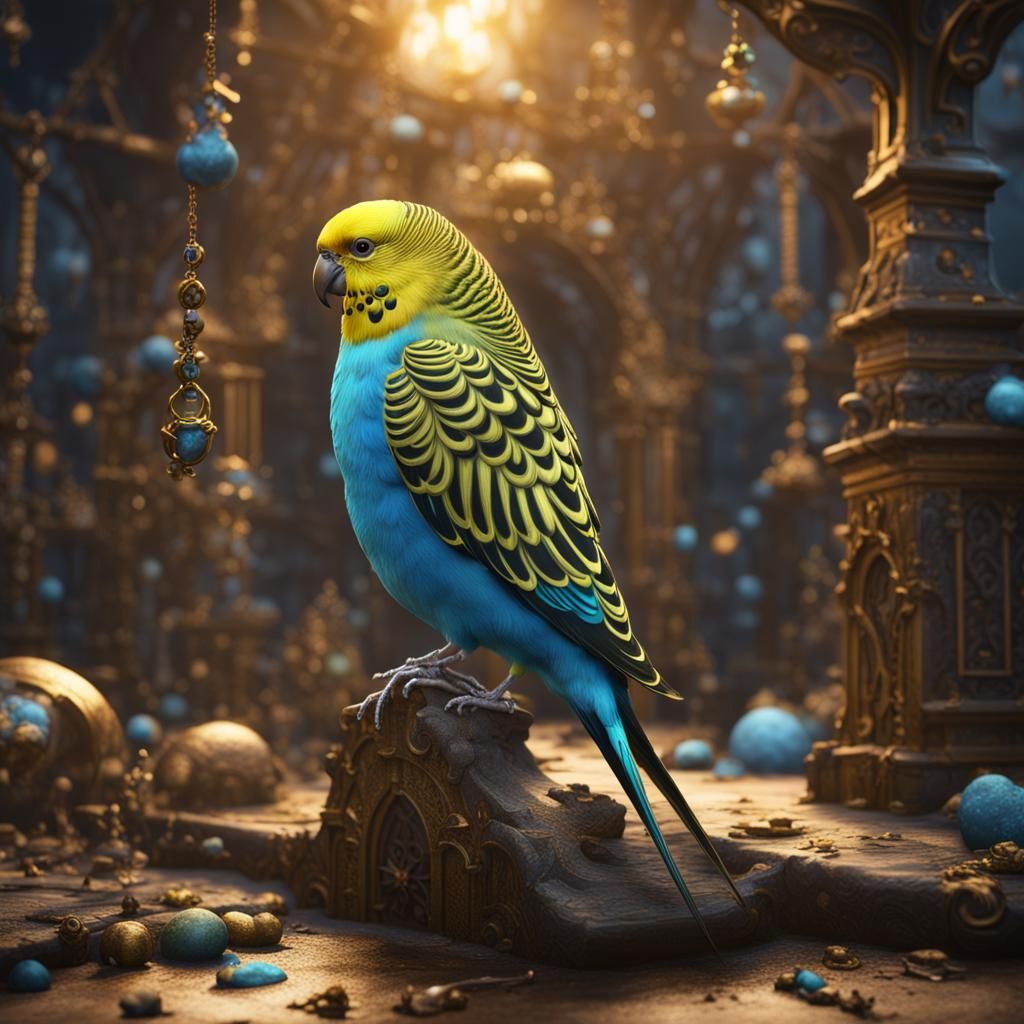 budgie - AI Generated Artwork - NightCafe Creator