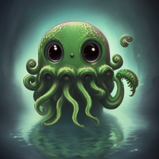 baby cthulhu - AI Generated Artwork - NightCafe Creator