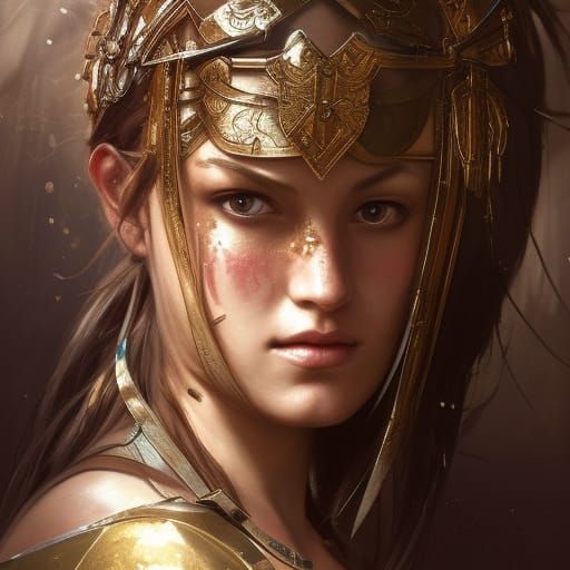 A beautiful warrior princess - AI Generated Artwork - NightCafe Creator