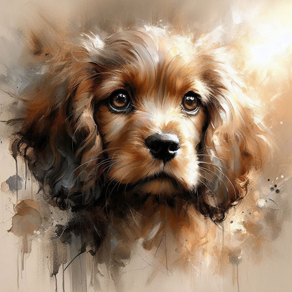 English Cocker Spaniel  by @Punkmeister