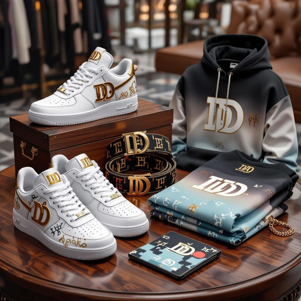 ultra-realistic, high-end luxury streetwear collection for a brand called Denko Design (DD).
This is a limited edition, first drop, one-time...