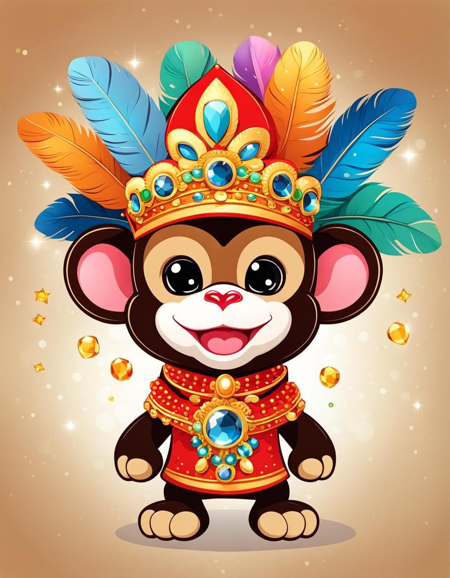 Carnival monkey 🐵🎉